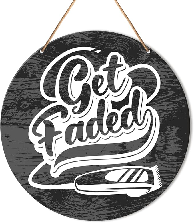 Wall Decor Barber Shop Hanging Sign