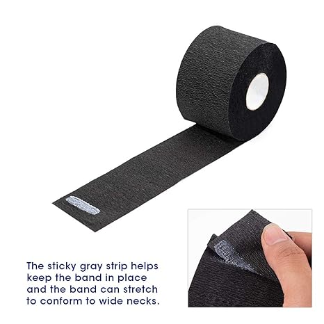 Paper Barber Neck Strips - 5 Rolls 500 Strips