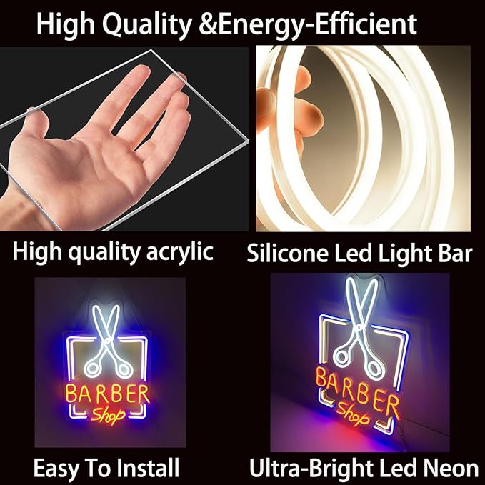 Barber Neon Sign for Barber Shops