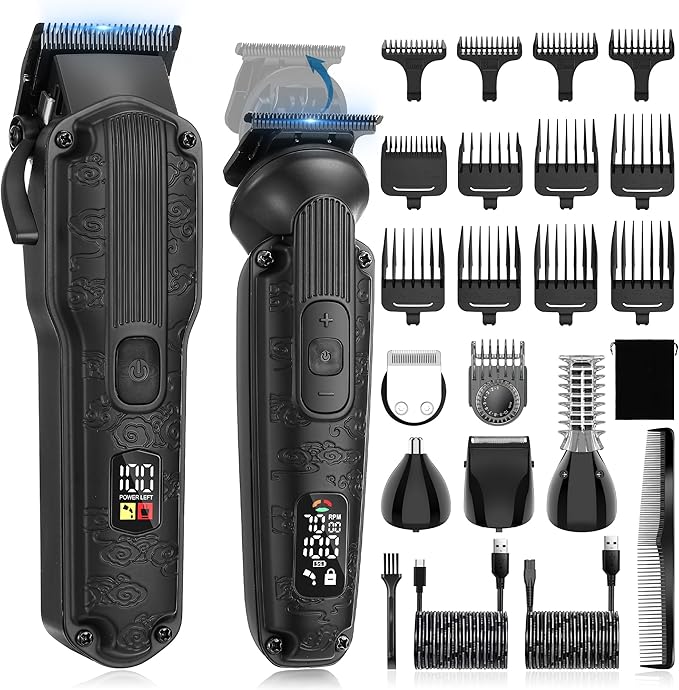 Professional Hair Clipper for Men Hair Cutting Kit