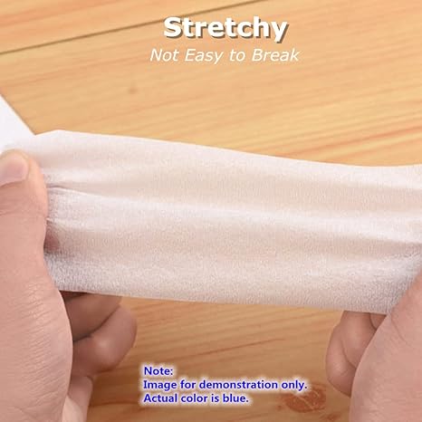 Barber Blue Disposable & Flexible Paper Neck Strips