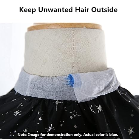 Barber Blue Disposable & Flexible Paper Neck Strips