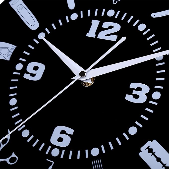 12 Inch Hair Stylist Wall Clock