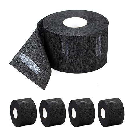 Paper Barber Neck Strips - 5 Rolls 500 Strips