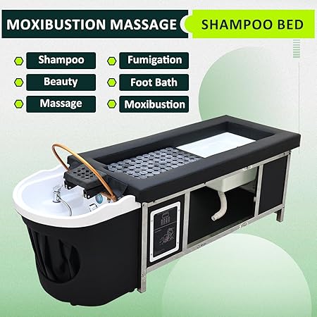 Head Spa Bed, Moxibustion Salon Beauty Bed