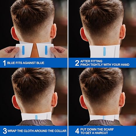 10 Rolls Disposable Barber Paper Neck Strips Bulk