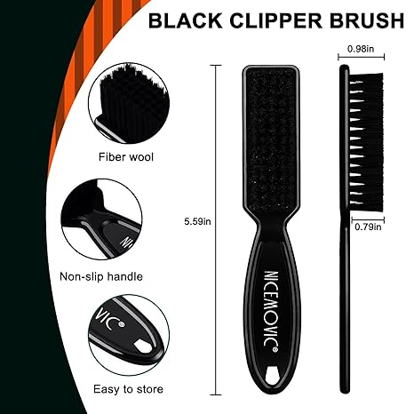 Barber Clipper Brushes 10 Pcs