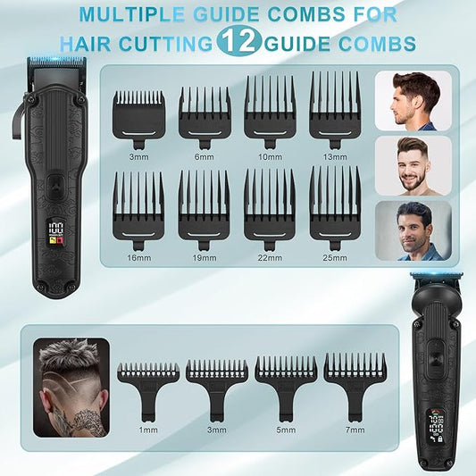 Professional Hair Clipper for Men Hair Cutting Kit