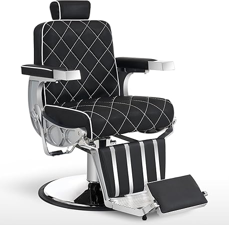 Classic Barber Chair, Professional 660lbs