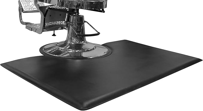 1 Inch Thick Barber Cutting Chair Salon Floor Mats
